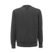 STONE ISLAND FELPA GIROCOLLO IN COTONE GARZATO Uomo Blu