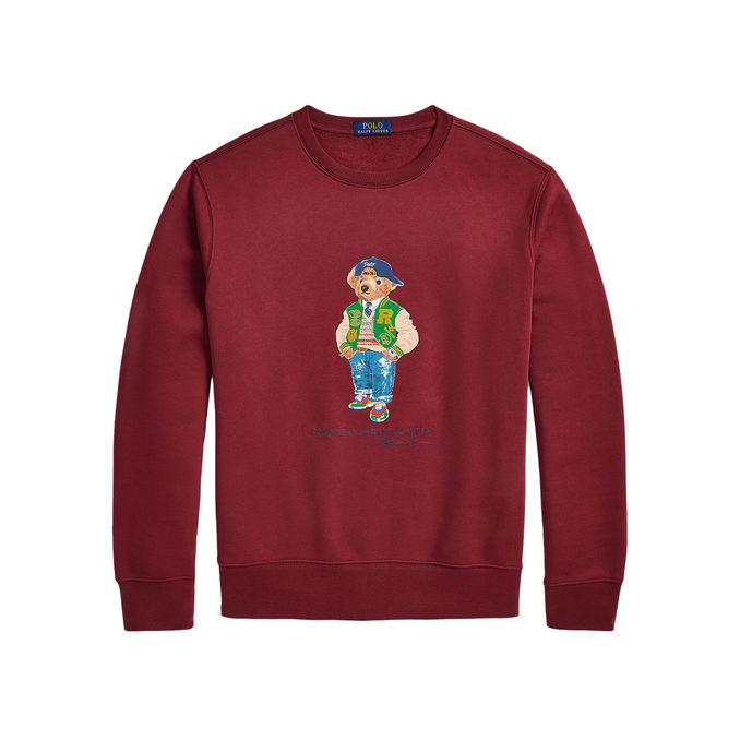 FELPA GIROCOLLO POLO BEAR FLEECE Uomo Red Carpet Vrsy Bear