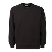 【関税&送料込】Stone  Felpa Girocollo In Cotone Stone Island - Felpa girocollo in cotone nero - The Corner