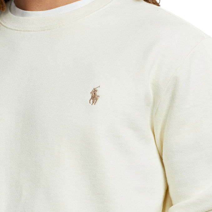 FELPA GIROCOLLO Uomo Clubhouse Cream