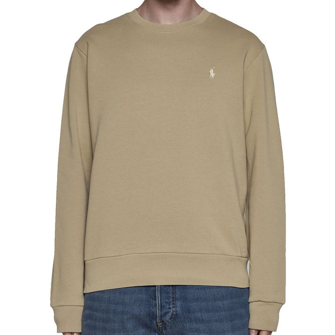 FELPA GIROCOLLO Uomo Costal Beige