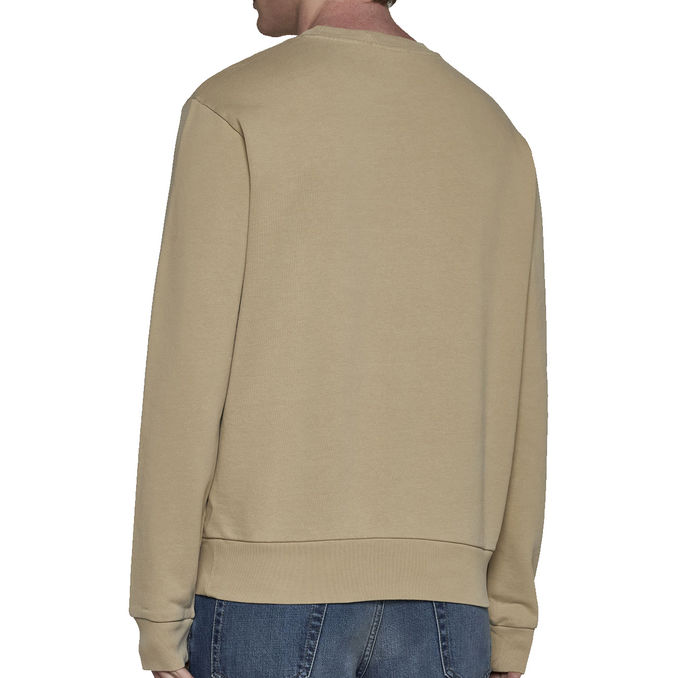 FELPA GIROCOLLO Uomo Costal Beige