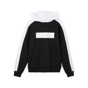FELPA INSERTI IN CONTRASTO BLOCKING LOGO Uomo Nero FELPA INSERTI IN CONTRASTO BLOCKING LOGO Uomo Nero