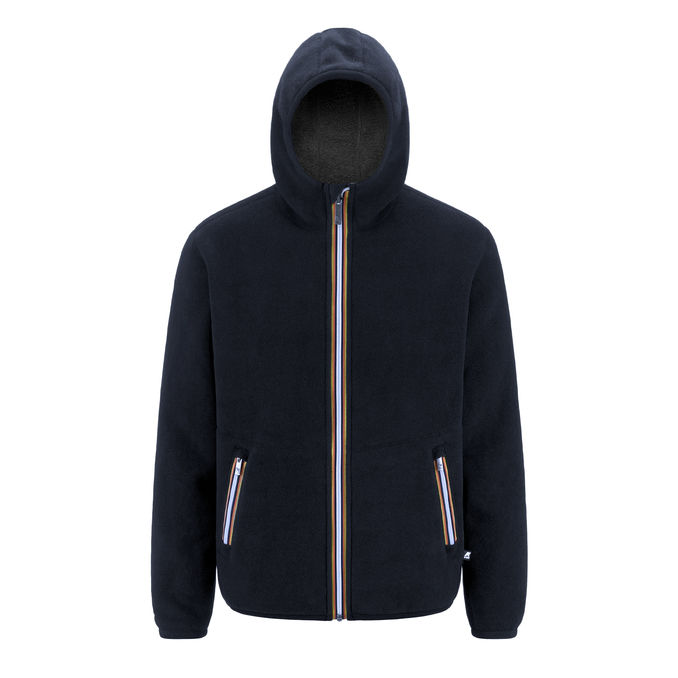 FELPA JACK SHERPA POLAR PILE Uomo Blu Grigio