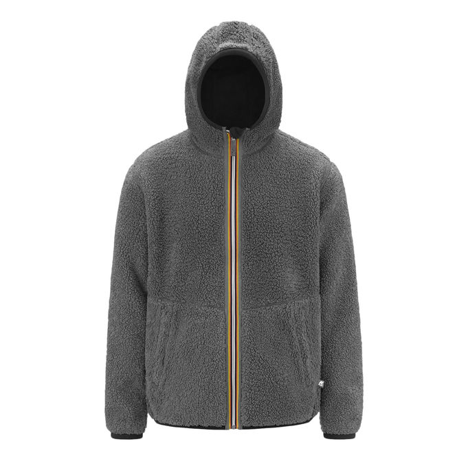 FELPA JACK SHERPA POLAR PILE Uomo Blu Grigio