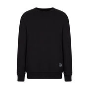 FELPA LOGO ARMANI EXCHANGE Uomo Nero FELPA LOGO ARMANI EXCHANGE Uomo Nero