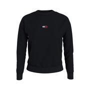 FELPA LOGO CENTRAL BADGE IN COTONE FELPATO Donna Nero FELPA LOGO CENTRAL BADGE IN COTONE FELPATO Donna Nero
