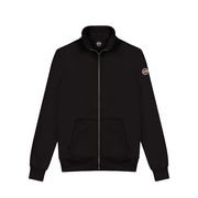 FELPA LOGO IN COTONE GARZATO Uomo Nero FELPA LOGO IN COTONE GARZATO Uomo Nero