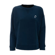 FELPA LOOSE A GIROCOLLO Donna Peacock Blue  FELPA LOOSE A GIROCOLLO Donna Peacock Blue