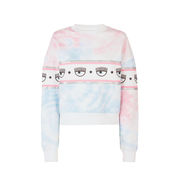 FELPA MAXI LOGOMANIA TIE DYE Donna Bianco FELPA MAXI LOGOMANIA TIE DYE Donna Bianco