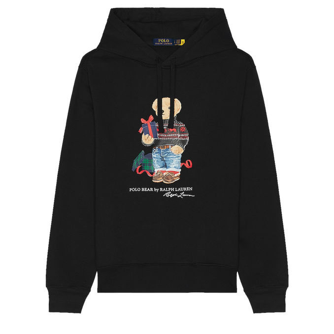 FELPA ORSETTO PATCH Uomo Black Gift Bear