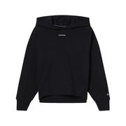 FELPA OVER CON CAPPUCCIO MICROBRANDING Donna Ck black FELPA OVER CON CAPPUCCIO MICROBRANDING Donna Ck black