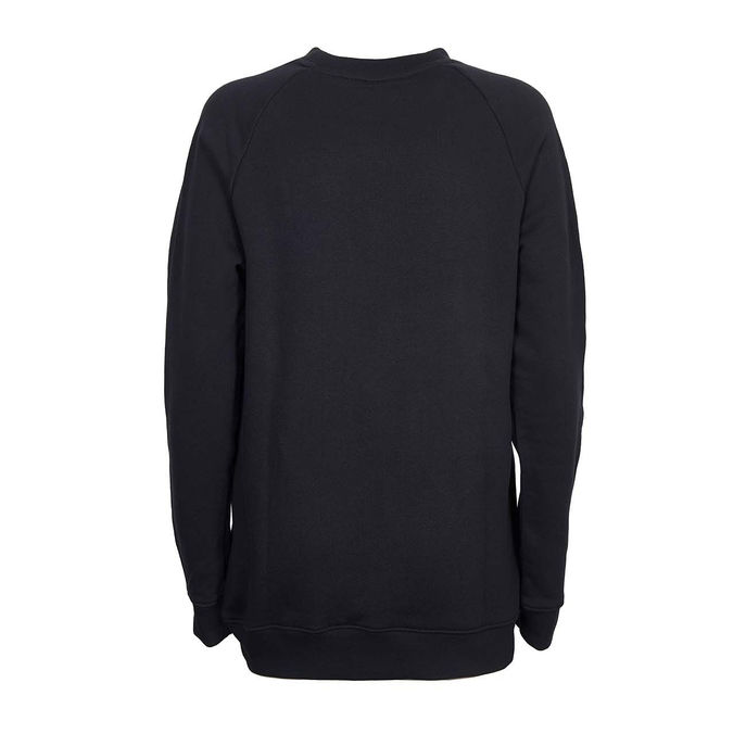 FELPA OVER LOGO GRANDE Donna Nero Bianco