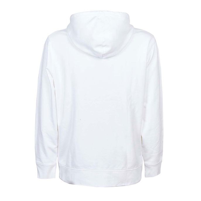 FELPA PIECED HOODIE Uomo Bianco Nero