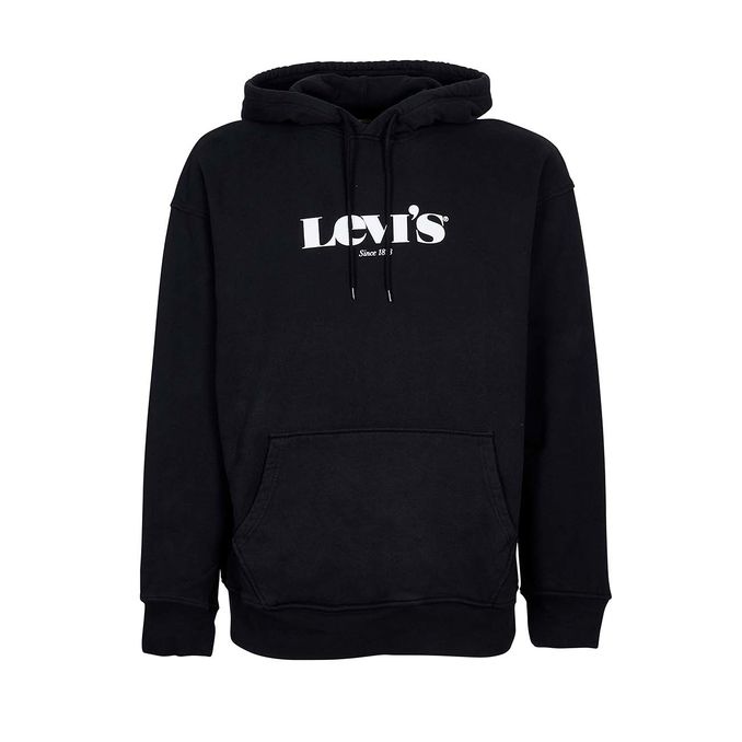 FELPA RELAXED GRAPHIC LOGO Uomo Caviar