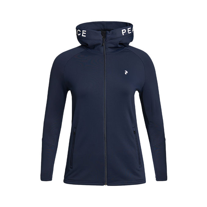 FELPA RIDER CON ZIP Donna Blue Shadow