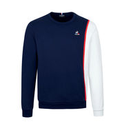 FELPA SAISON CON LOGO Uomo Blue Nuit/White FELPA SAISON CON LOGO Uomo Blue Nuit/White