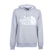 FELPA STANDARD CON CAPPUCCIO E LOGO Uomo Grigio Bianco FELPA STANDARD CON CAPPUCCIO E LOGO Uomo Grigio Bianco