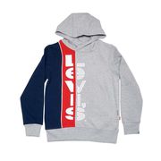 FELPA STRIPED HOOKUP TRICOLOR CON CAPPUCCIO Bambino Grey heather FELPA STRIPED HOOKUP TRICOLOR CON CAPPUCCIO Bambino Grey heather