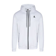 FELPA TECH CON CAPPUCCIO E ZIP Uomo New Optical White FELPA TECH CON CAPPUCCIO E ZIP Uomo New Optical White