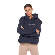 FELPA TRIBECA CAPPUCCIO E RICAMO Donna Night Blue FELPA TRIBECA CAPPUCCIO E RICAMO Donna Night Blue