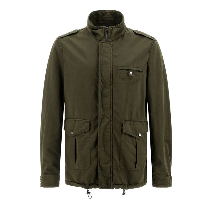 FIELD JACKET GARMENT DYED Uomo Militare