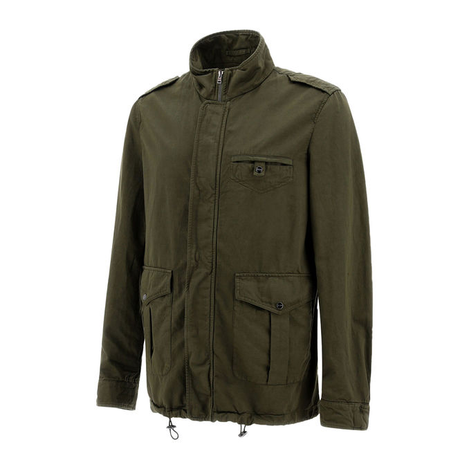 FIELD JACKET GARMENT DYED Uomo Militare