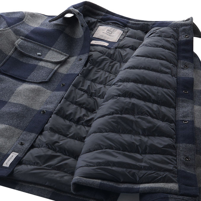 GIACCA ALASKAN IN MISTO LANA RICICLATA Uomo Blue Buffalo