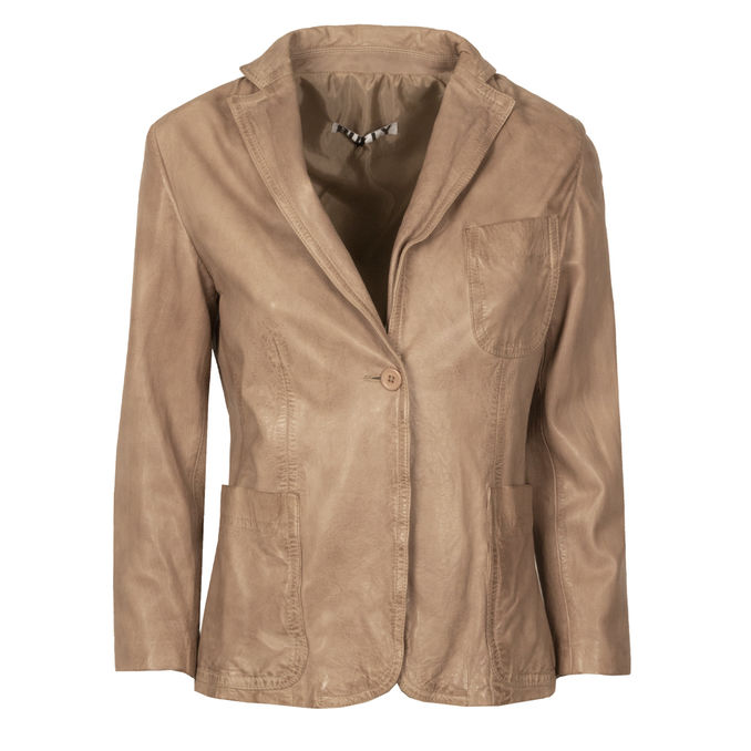 GIACCA CON SCOLLO A REVER Donna Cipria