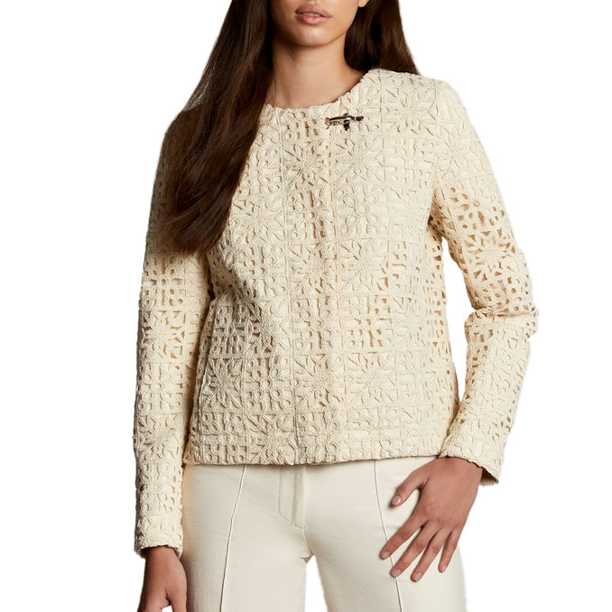 GIACCA CROCHET Donna Yogurt