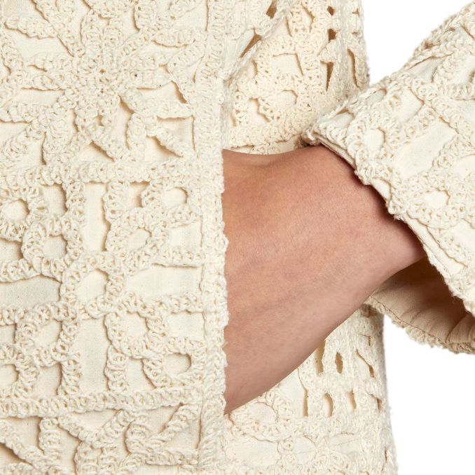 GIACCA CROCHET Donna Yogurt