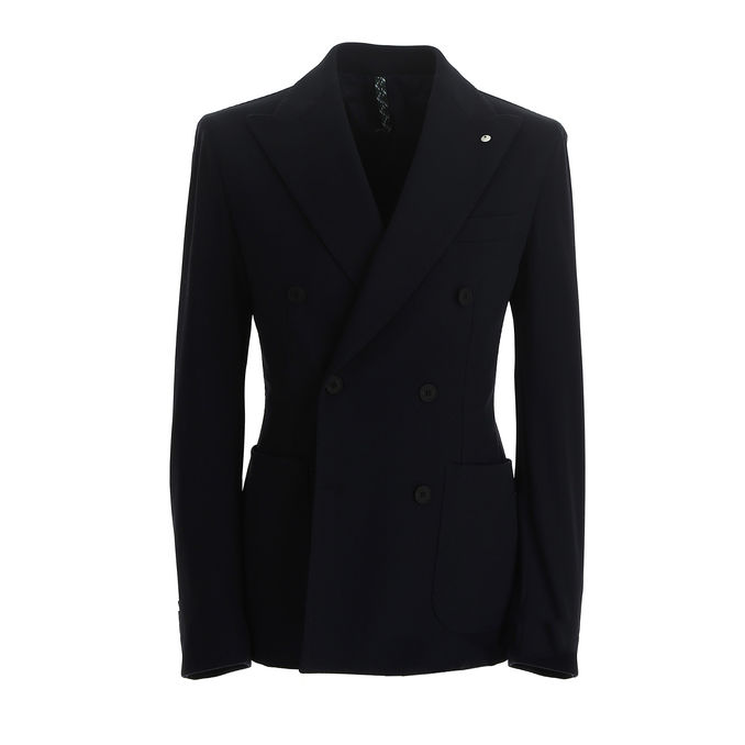 GIACCA DOPPIO PETTO TECNICA Uomo Blu