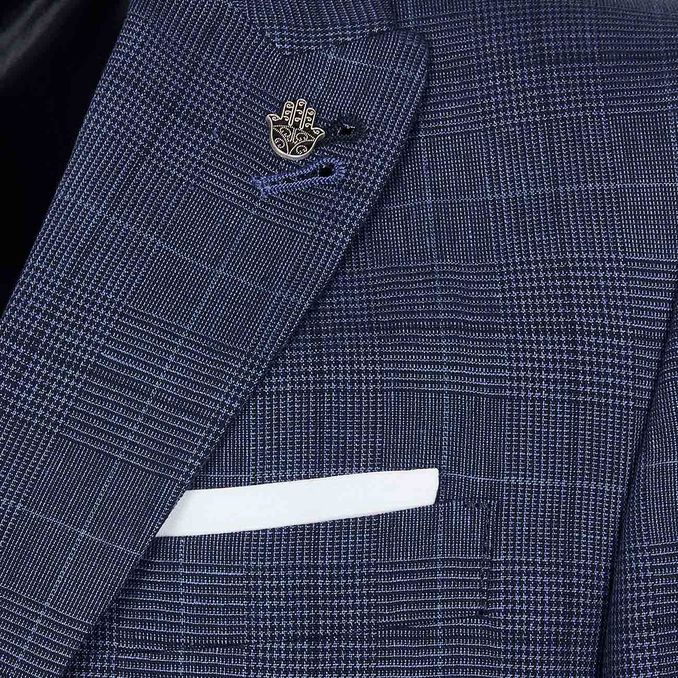 GIACCA EQUILIBRIO REVER PRINCIPE DI GALLES Uomo Azzurro Blu