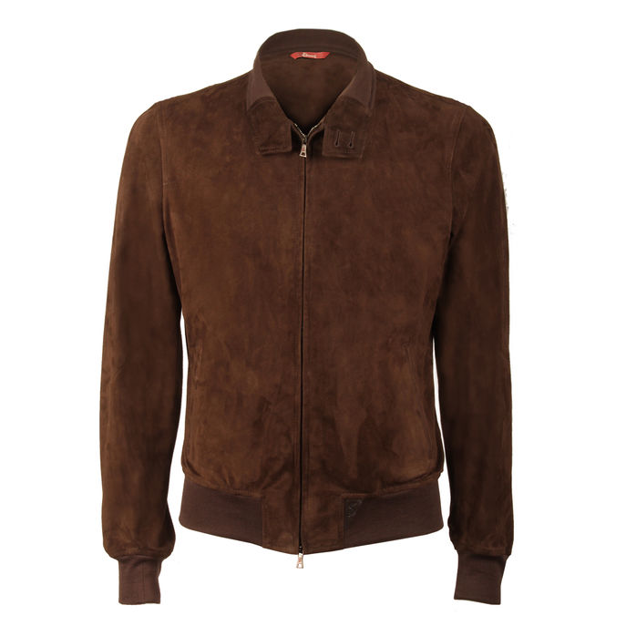 GIACCA ETERE GOAT GARMENT SUEDE Uomo Marrone