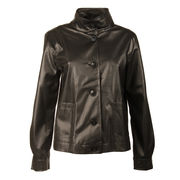 GIACCA GIOIOSA IN JERSEY EFFETTO PELLE Donna Nero GIACCA GIOIOSA IN JERSEY EFFETTO PELLE Donna Nero