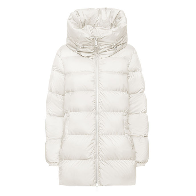 GIACCA IMBOTTITA CON COLLO REGOLABILE Donna Ivory