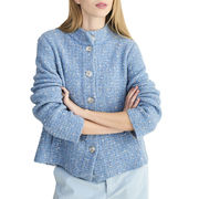 GIACCA IN BOUCLE' STILE CHANEL CON BOTTONI GIACCA IN BOUCLE' STILE CHANEL CON BOTTONI