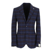 GIACCA IN COTONE Uomo Blu Moro Beige  GIACCA IN COTONE Uomo Blu Moro Beige