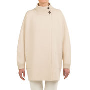 GIACCA IN LANA E CASHMERE Donna Beige Off White GIACCA IN LANA E CASHMERE Donna Beige Off White