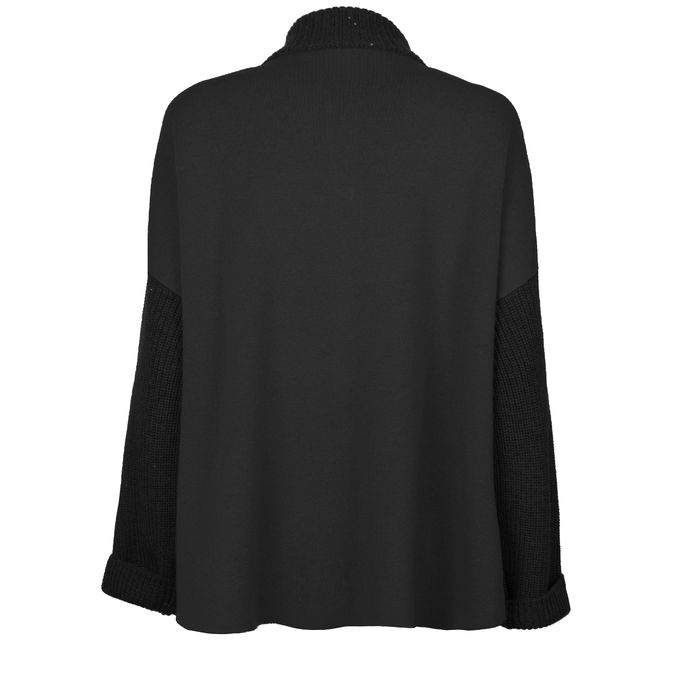 GIACCA IN LANA E CASHMERE Donna Nero