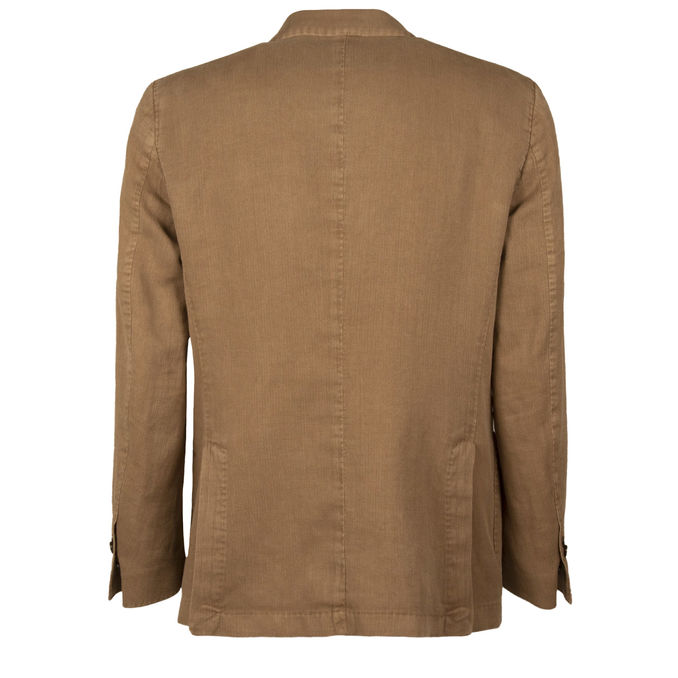 GIACCA IN LINO Uomo Beige