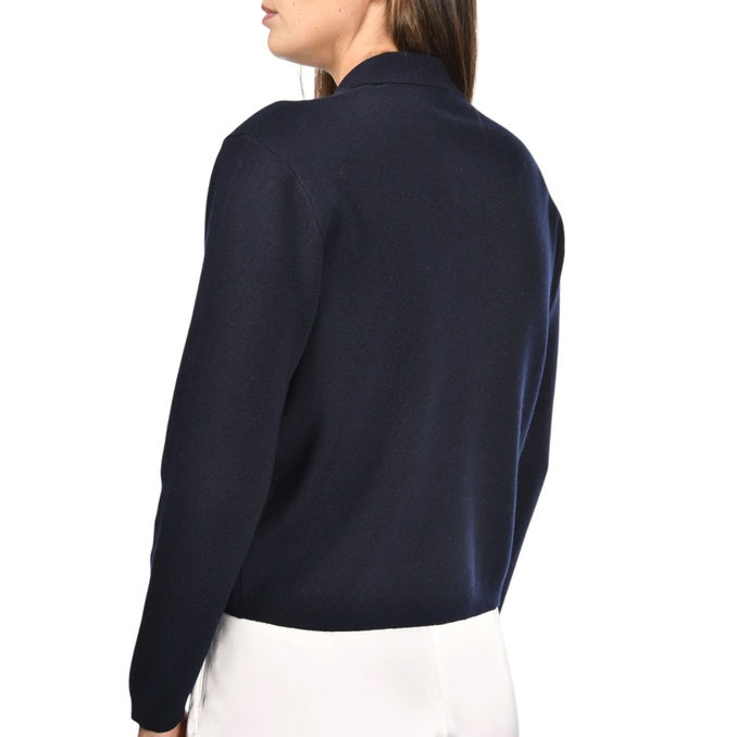 GIACCA IN MAGLIA Donna Blu Navy