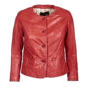 GIACCA IN PELLE Donna Rosso GIACCA IN PELLE Donna Rosso