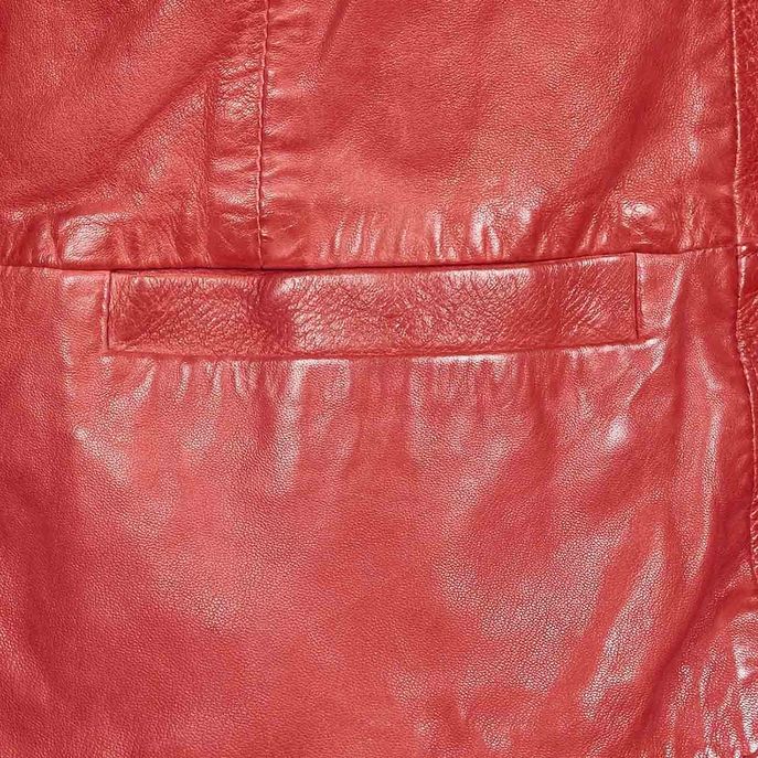 GIACCA IN PELLE Donna Rosso