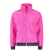 GIACCA IN PILE HIGHLOFT A ZIGZAG Bambina Purple GIACCA IN PILE HIGHLOFT A ZIGZAG Bambina Purple