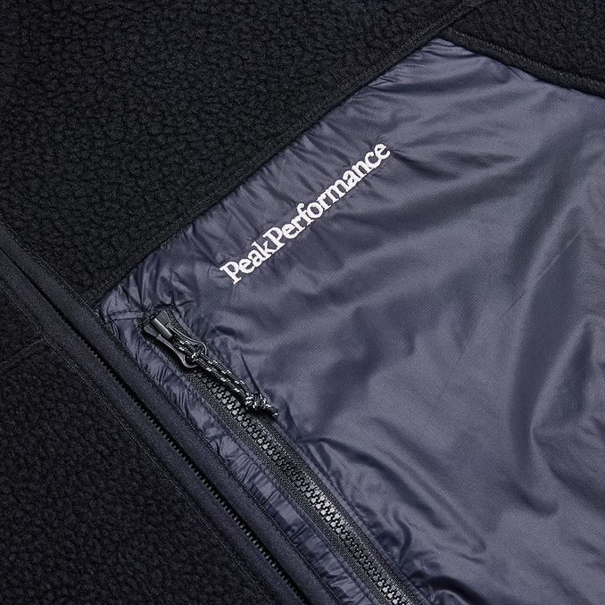 GIACCA IN PILE Uomo Nero