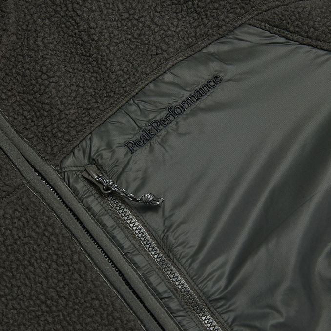 GIACCA IN PILE Uomo Olive Extreme