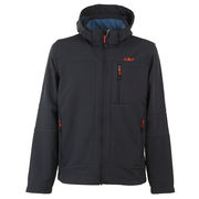 GIACCA IN SOFTSHELL CAPPUCCIO STACCABILE Uomo Blue GIACCA IN SOFTSHELL CAPPUCCIO STACCABILE Uomo Blue
