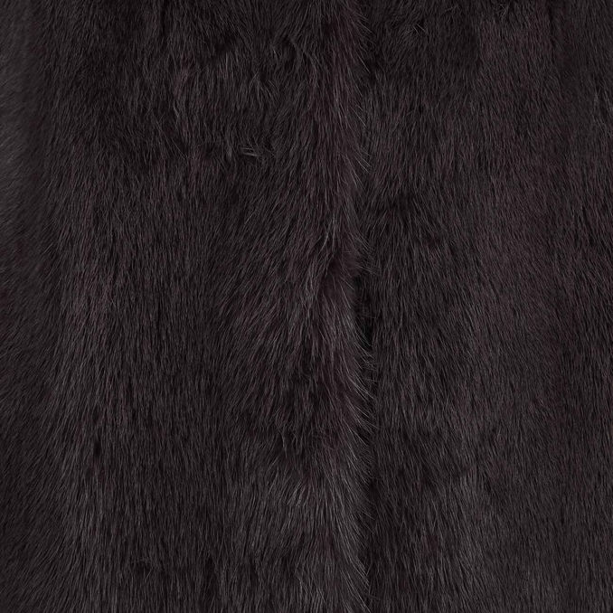 GIACCA IN VISONE CON CINTURA Donna Argilla