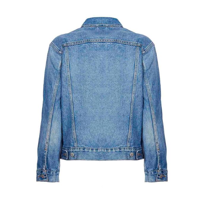 GIACCA JEANS EXBOYFRIEND TRUCKER Donna Denim chiaro